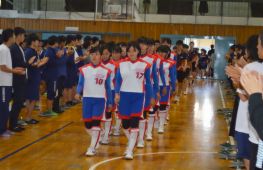 県大会壮行会 県大会壮行会