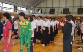 県大会壮行会 県大会壮行会