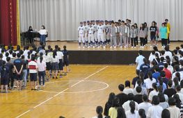 県大会壮行会 県大会壮行会