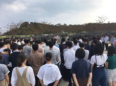 沖縄-平和セレモニー 修学旅行