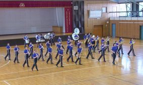 マーチング大会の発表曲披露