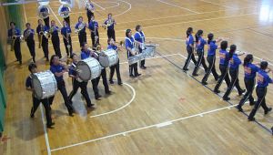 マーチング大会の発表曲披露