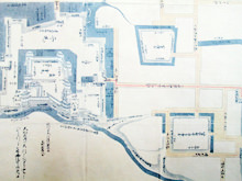図面：江戸期上田城三の丸藩主居館の表御門