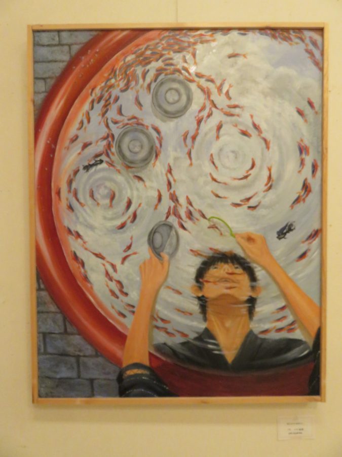 美術班 北信高等学校美術展に１０名出品しました うち１名が長野県高等学校美術展へ選抜されました 長野県長野工業高等学校