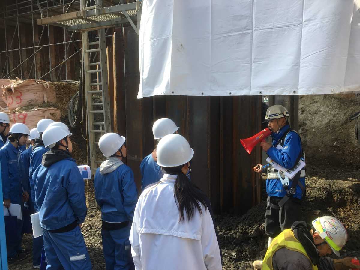 土木工学科１年 土木工事の現場見学など校外研修を行いました 長野県長野工業高等学校
