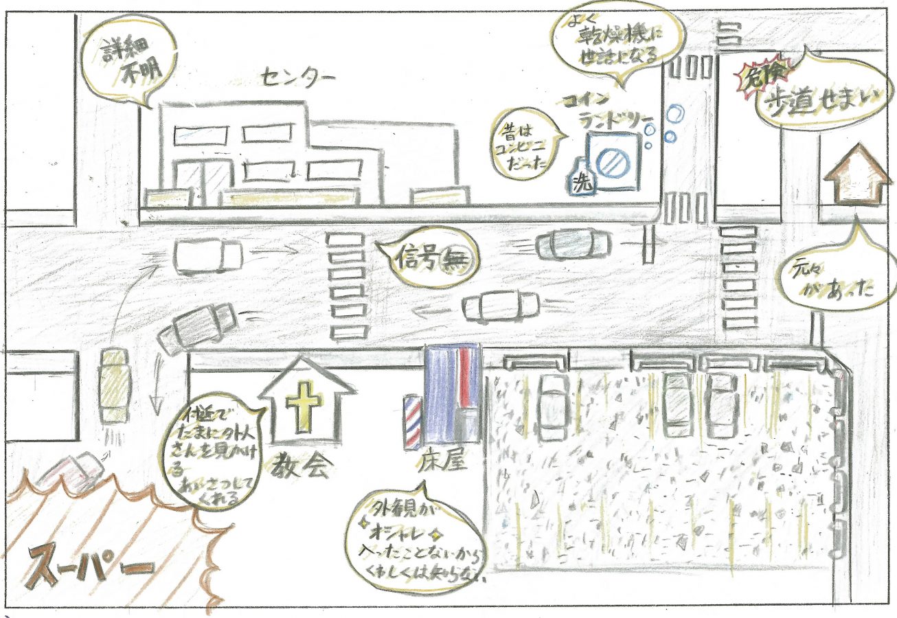 美術 授業 イラストマップ 絵地図 を制作しました 個人情報が含まれるため展示は致しません 長野県長野工業高等学校