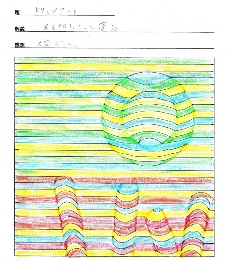 美術 授業 トリックアート を制作しました 展示中 長野県長野工業高等学校 美術 授業 トリックアート を制作しました 展示中 長野県長野工業高等学校