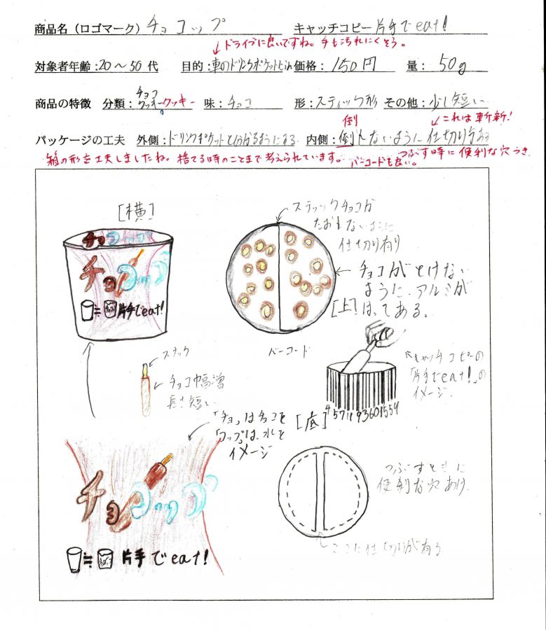 美術 授業 菓子箱のパッケージデザイン 商品企画 を制作しました 展示終了 長野県長野工業高等学校