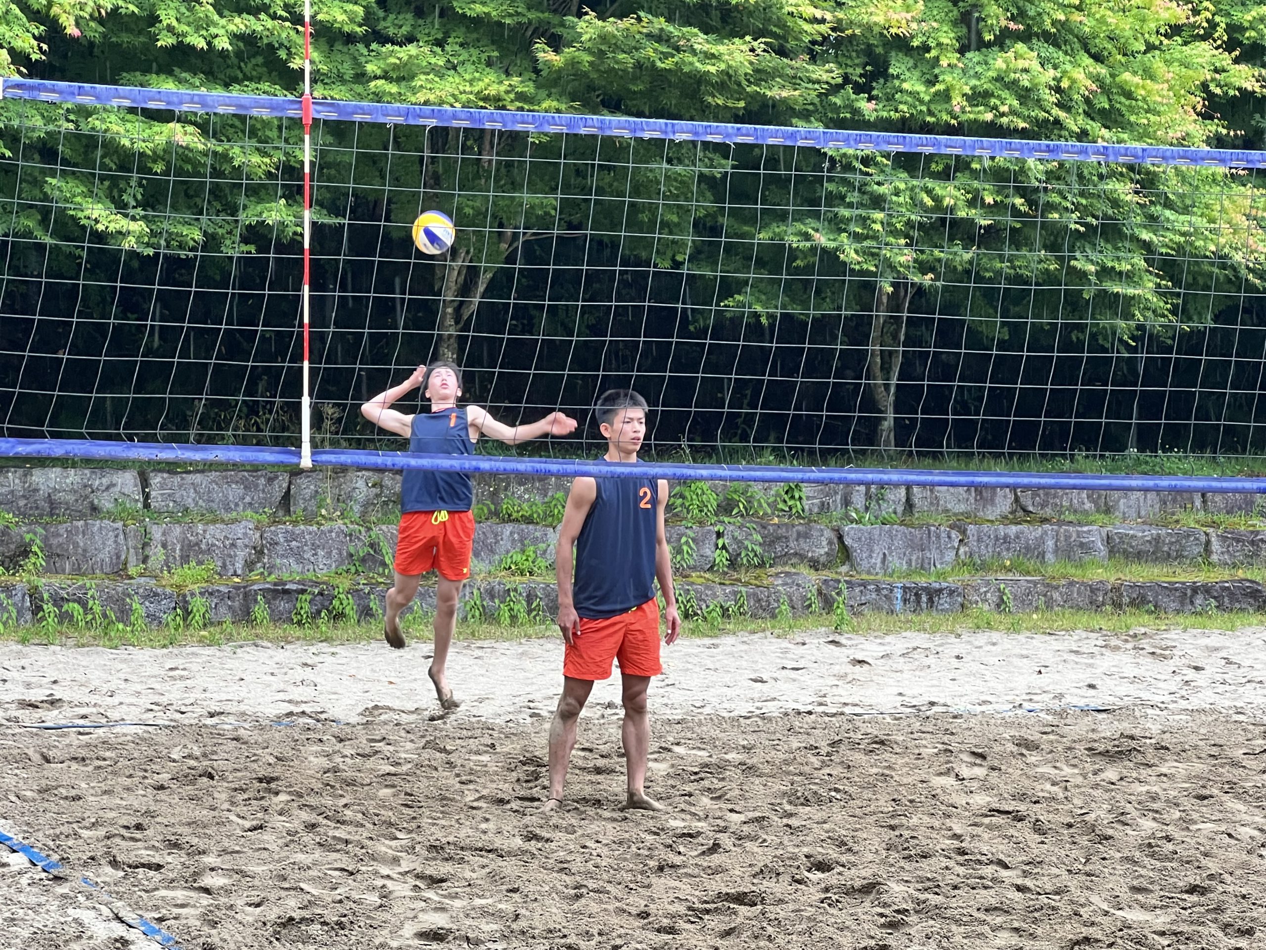 バレー班 全日本ビーチバレーjr男子選手権大会長野県予選会 長野県長野工業高等学校