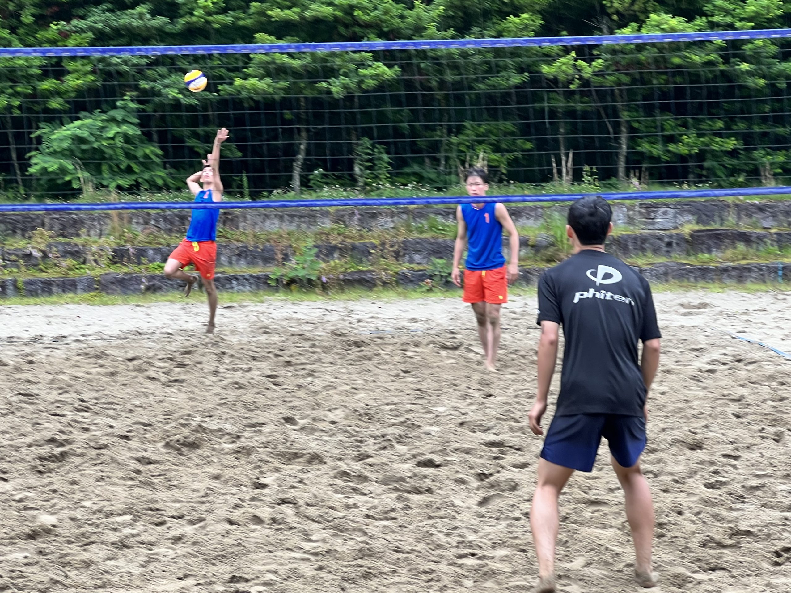 バレー班 全日本ビーチバレーjr男子選手権大会長野県予選会 長野県長野工業高等学校