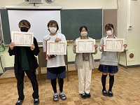 入賞者で記念写真