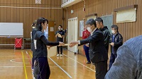 賞状授与