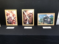 展示されたイラスト画