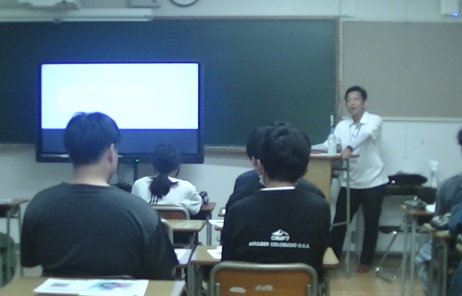 交通安全講話の様子