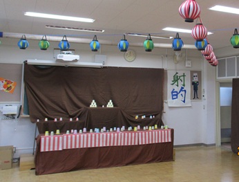 縁日での射的と型抜き