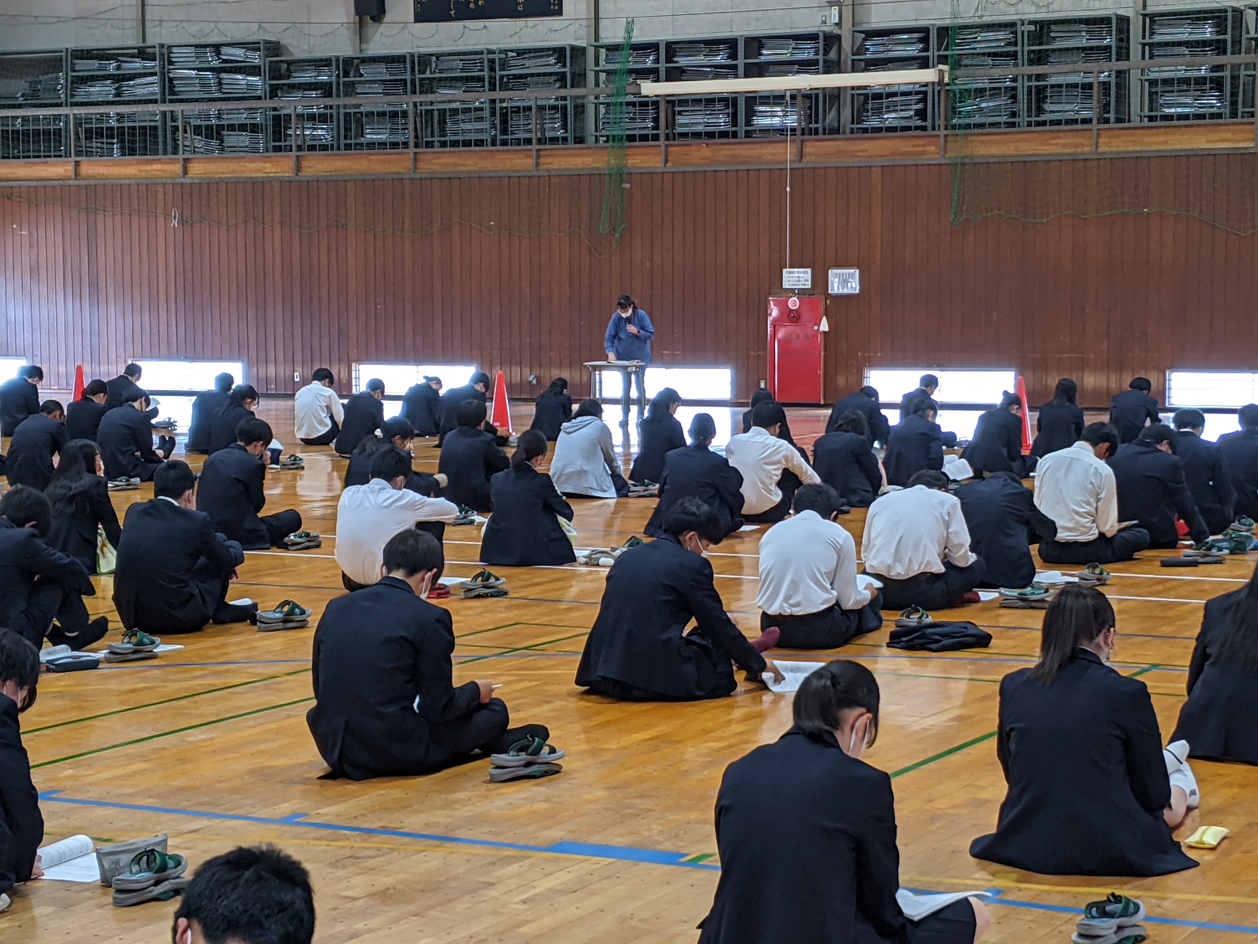 進路講演会の様子