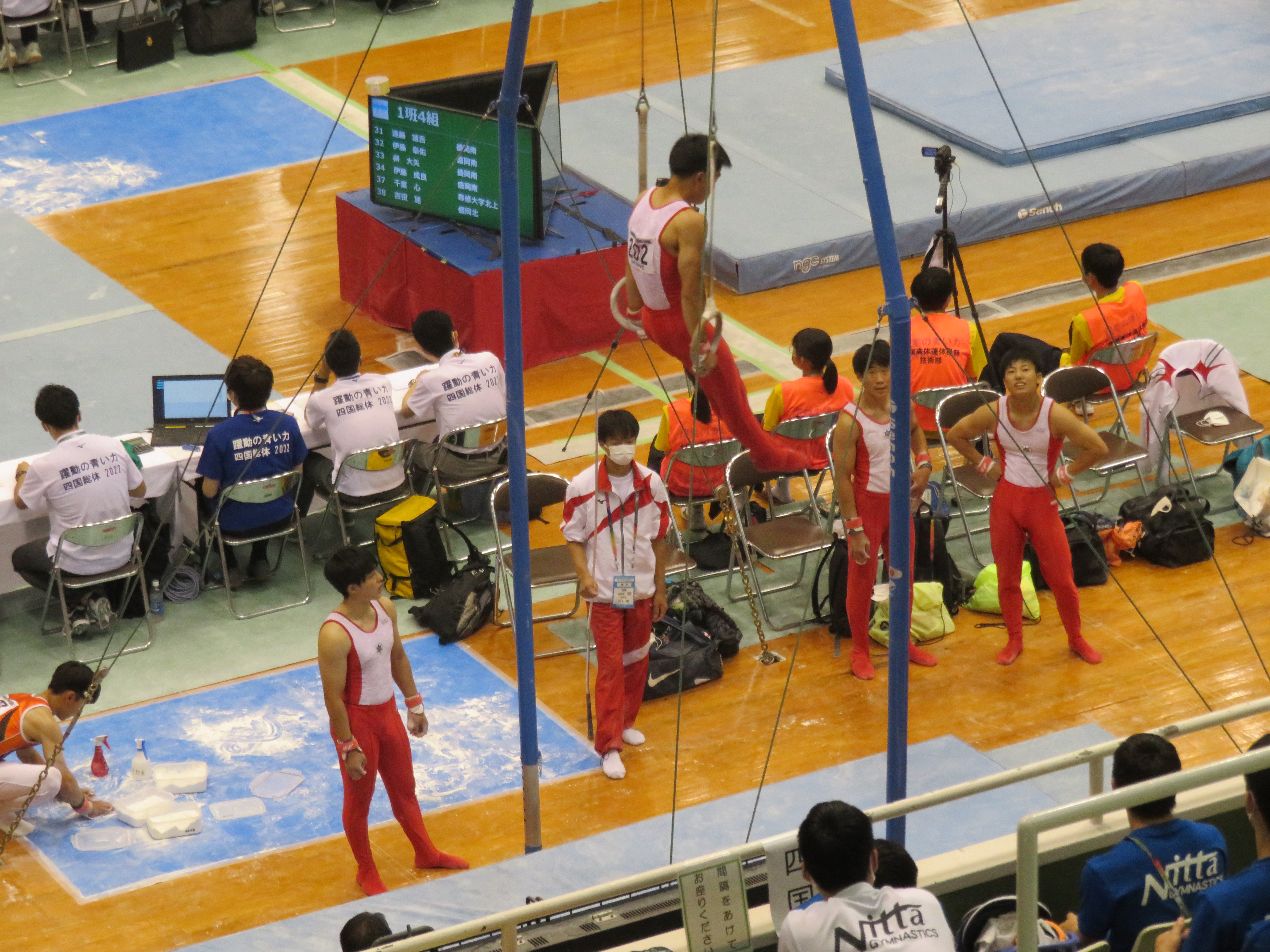体操競技の様子