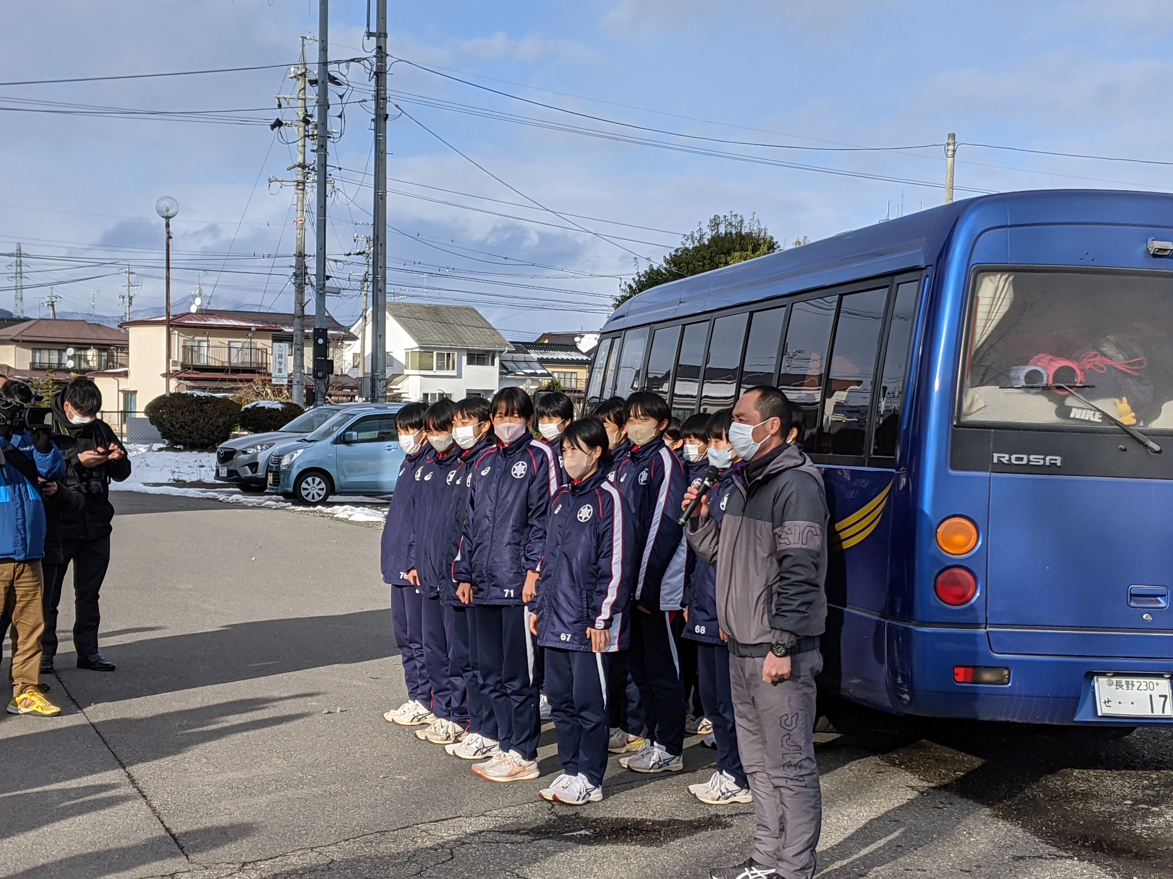 監督挨拶の様子