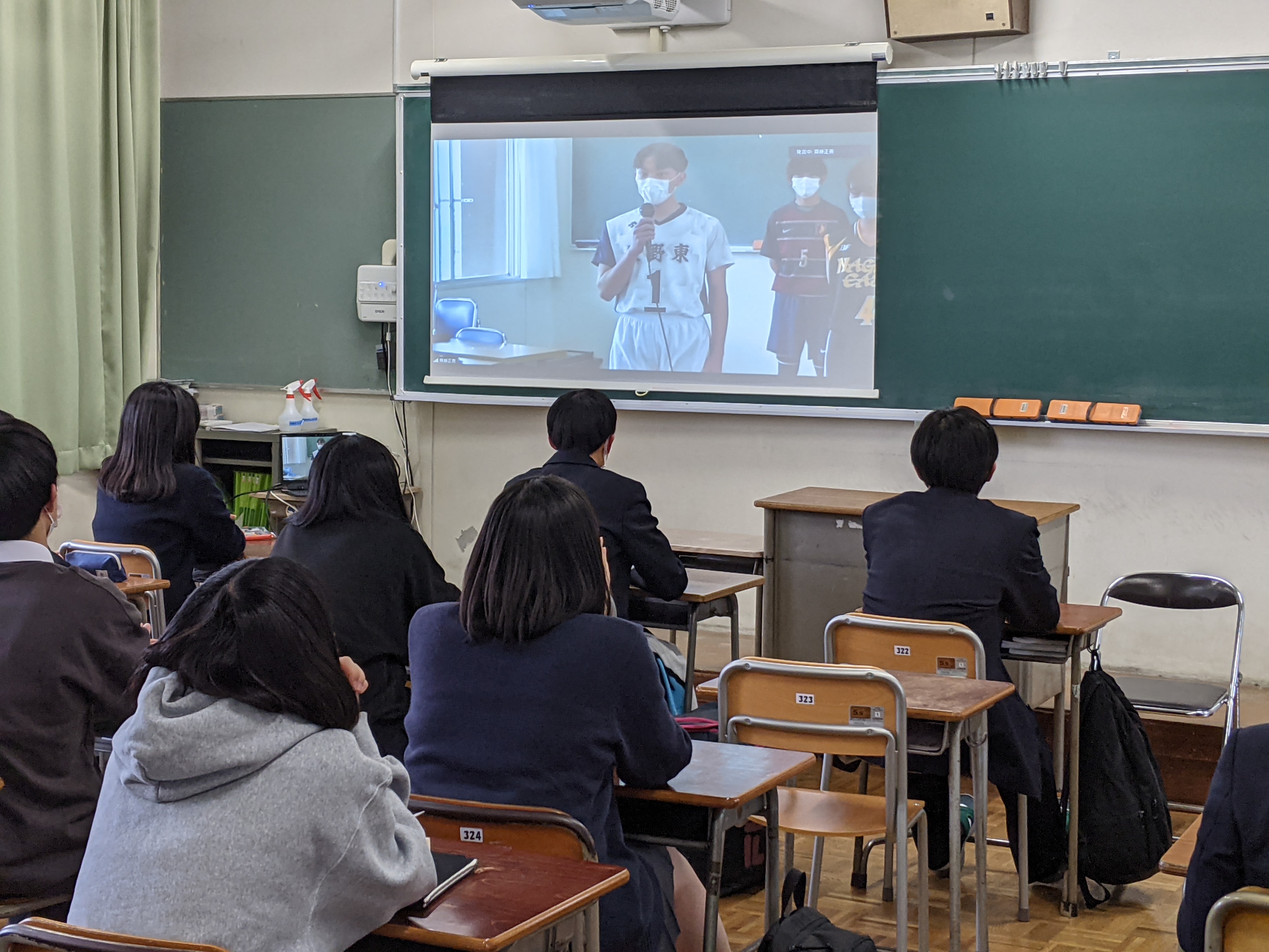 各クラブからの挨拶の様子