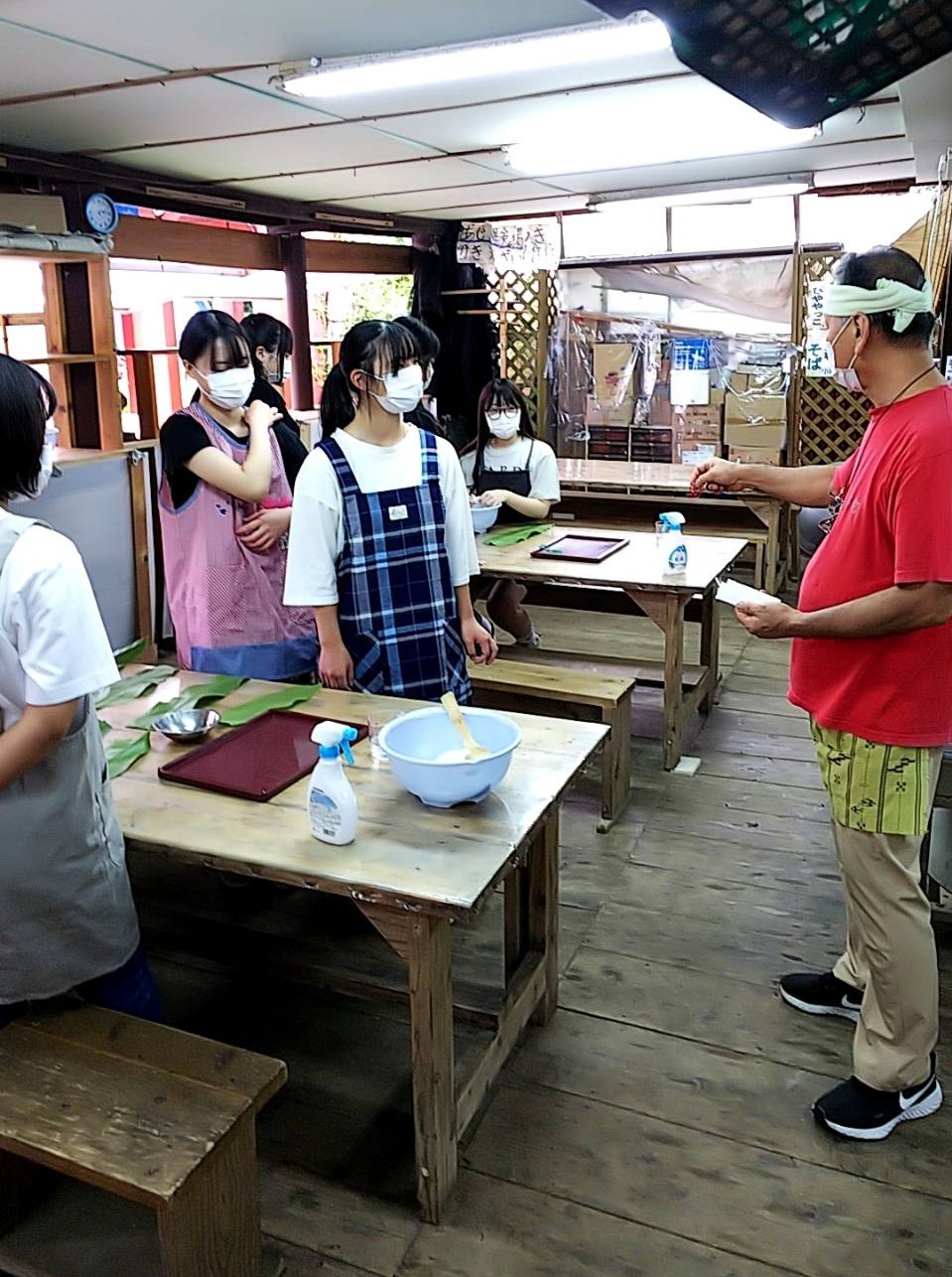 サーターアンダギー作り体験