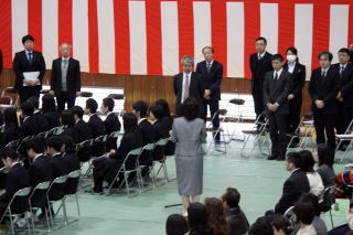 保護者　代表挨拶