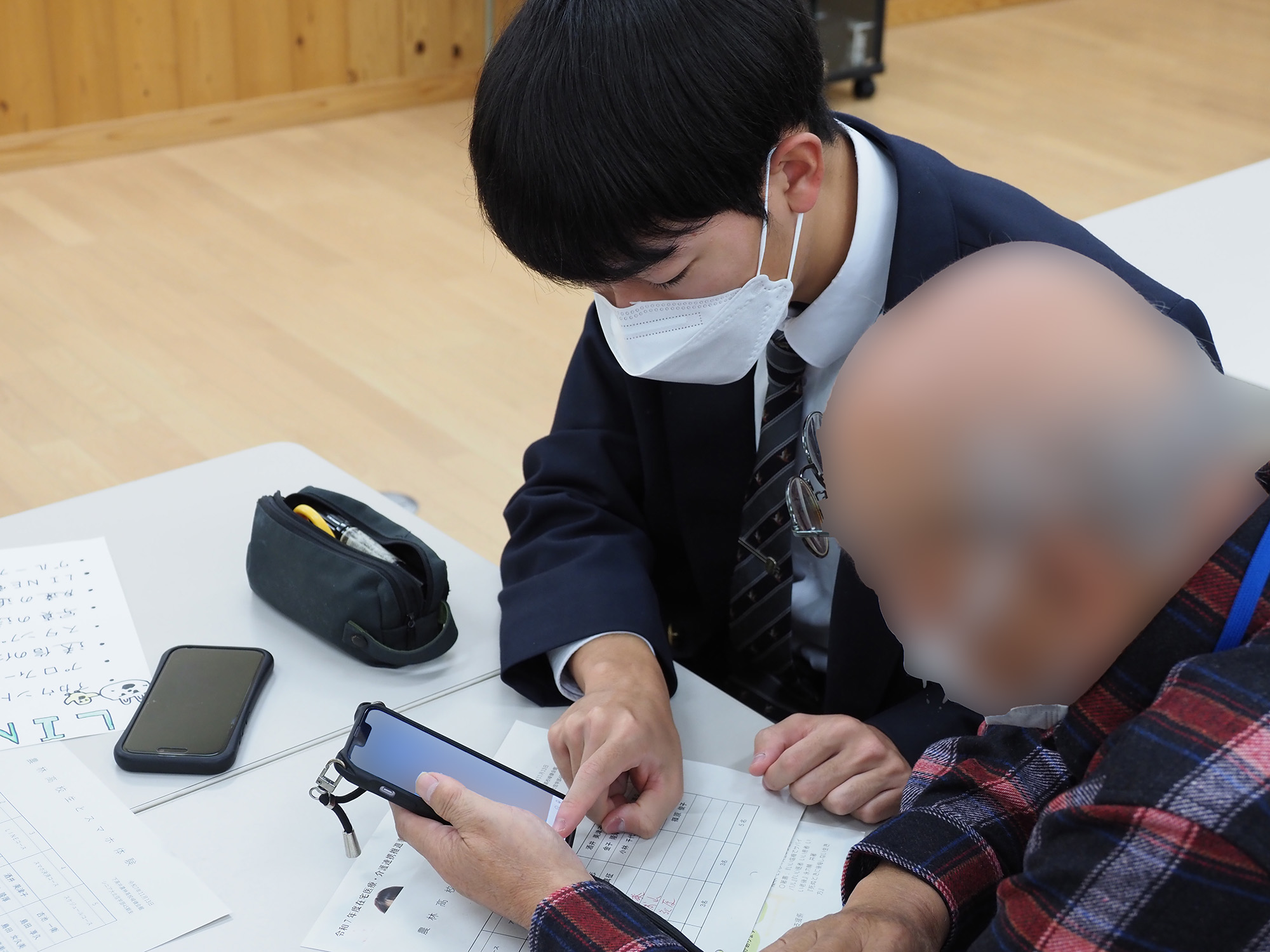 シニア大学スマホ教室