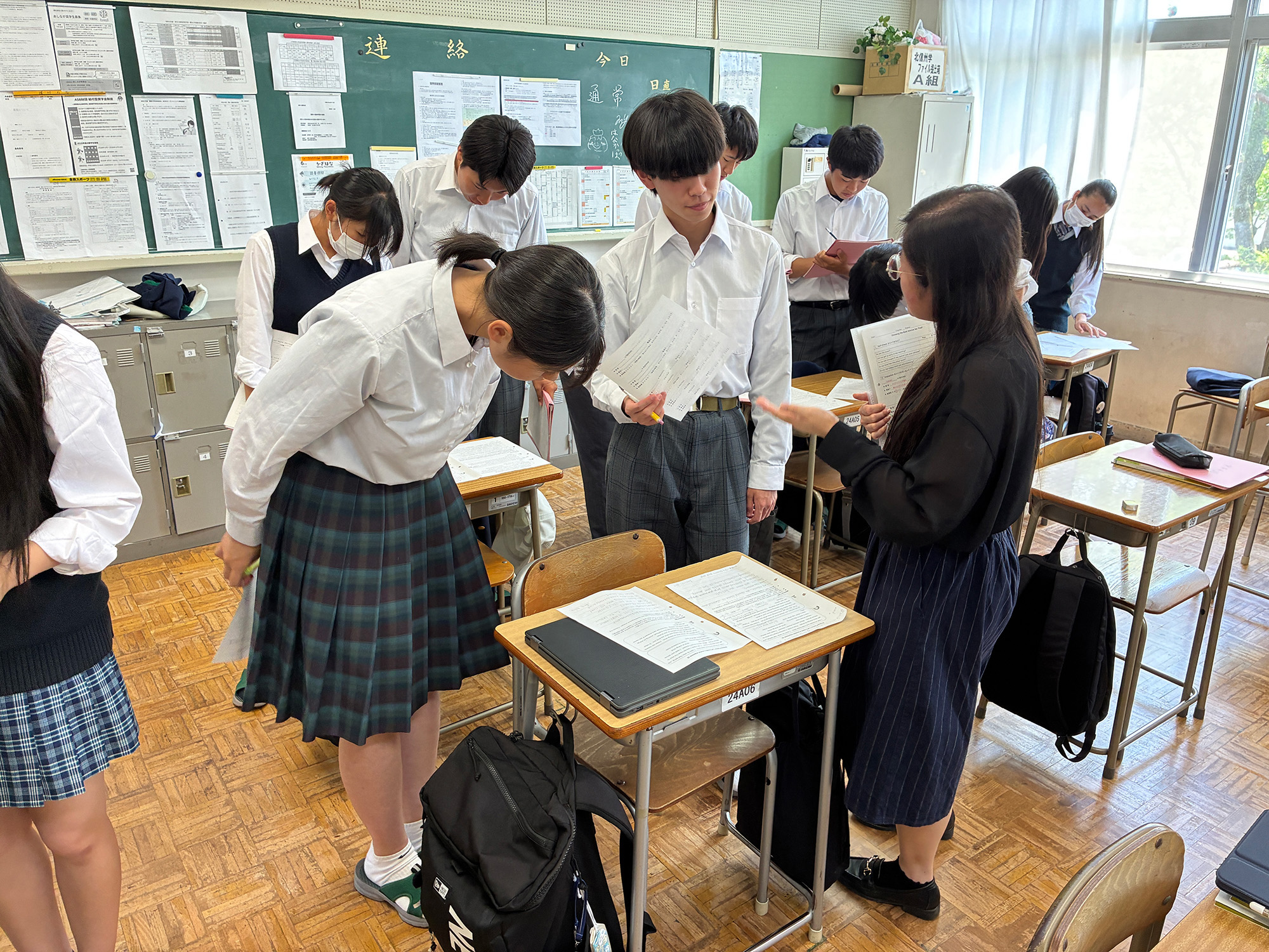 盆花の定植