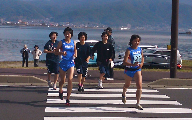 第98回湖周マラソン of 長野県諏訪清陵高等学校