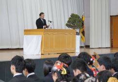 学校長式辞 卒業式4