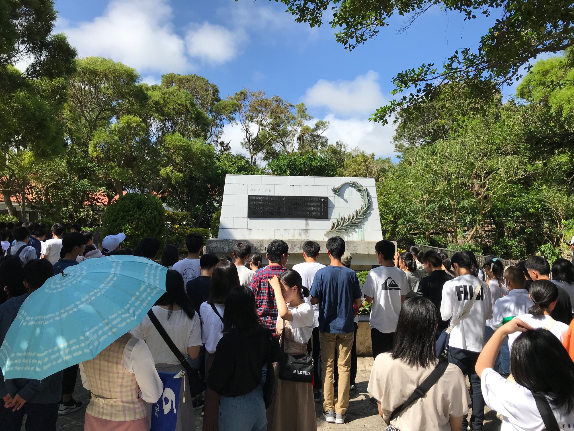 ひめゆりの塔の様子