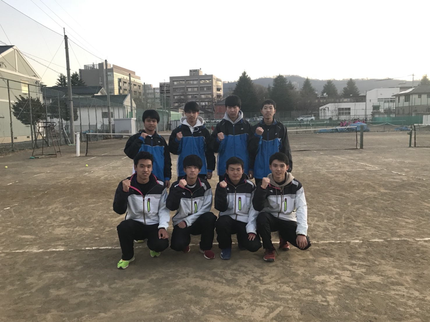 上田東高校　男子テニス班