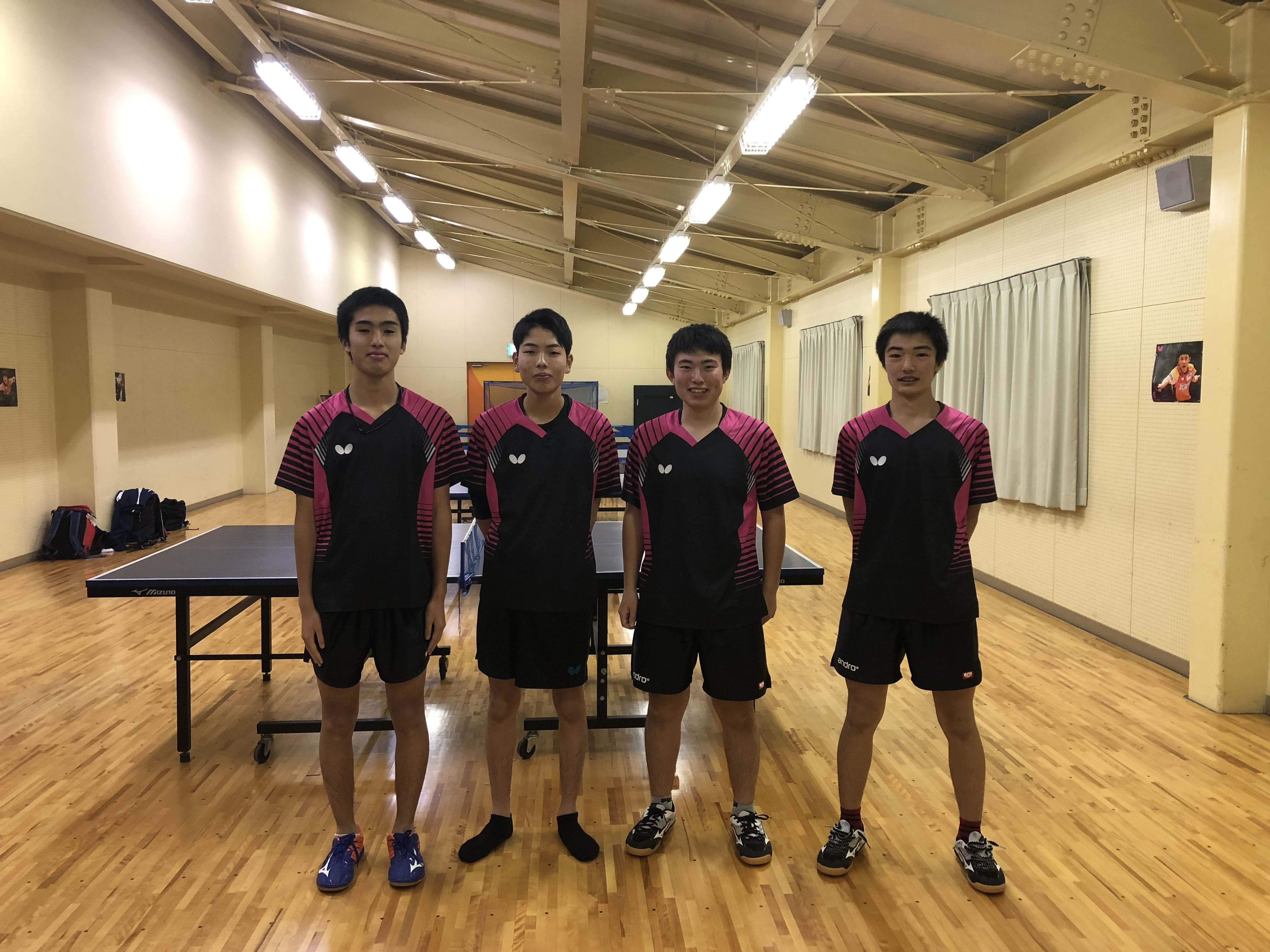 上田東高校　男子卓球班