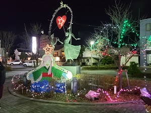 屋代駅前イルミネーション